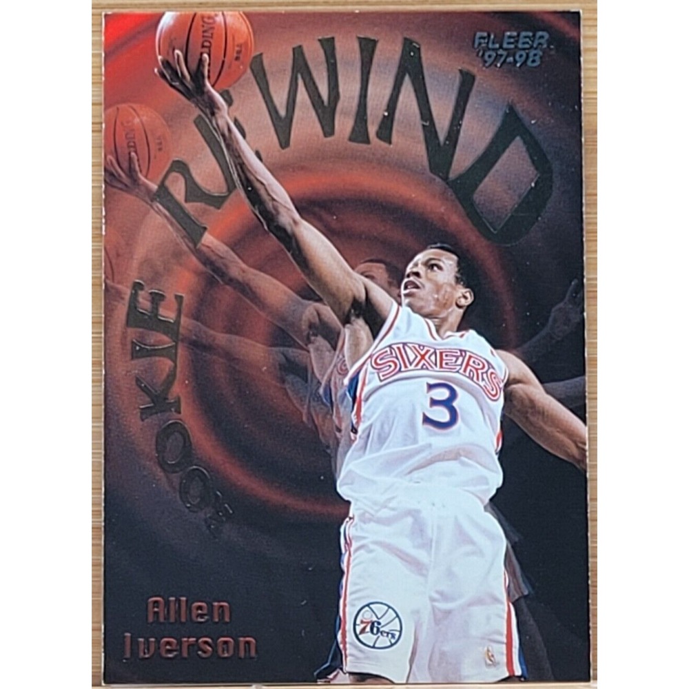 1997-98 FLEER ALLEN IVERSON ROOKIE REWIND